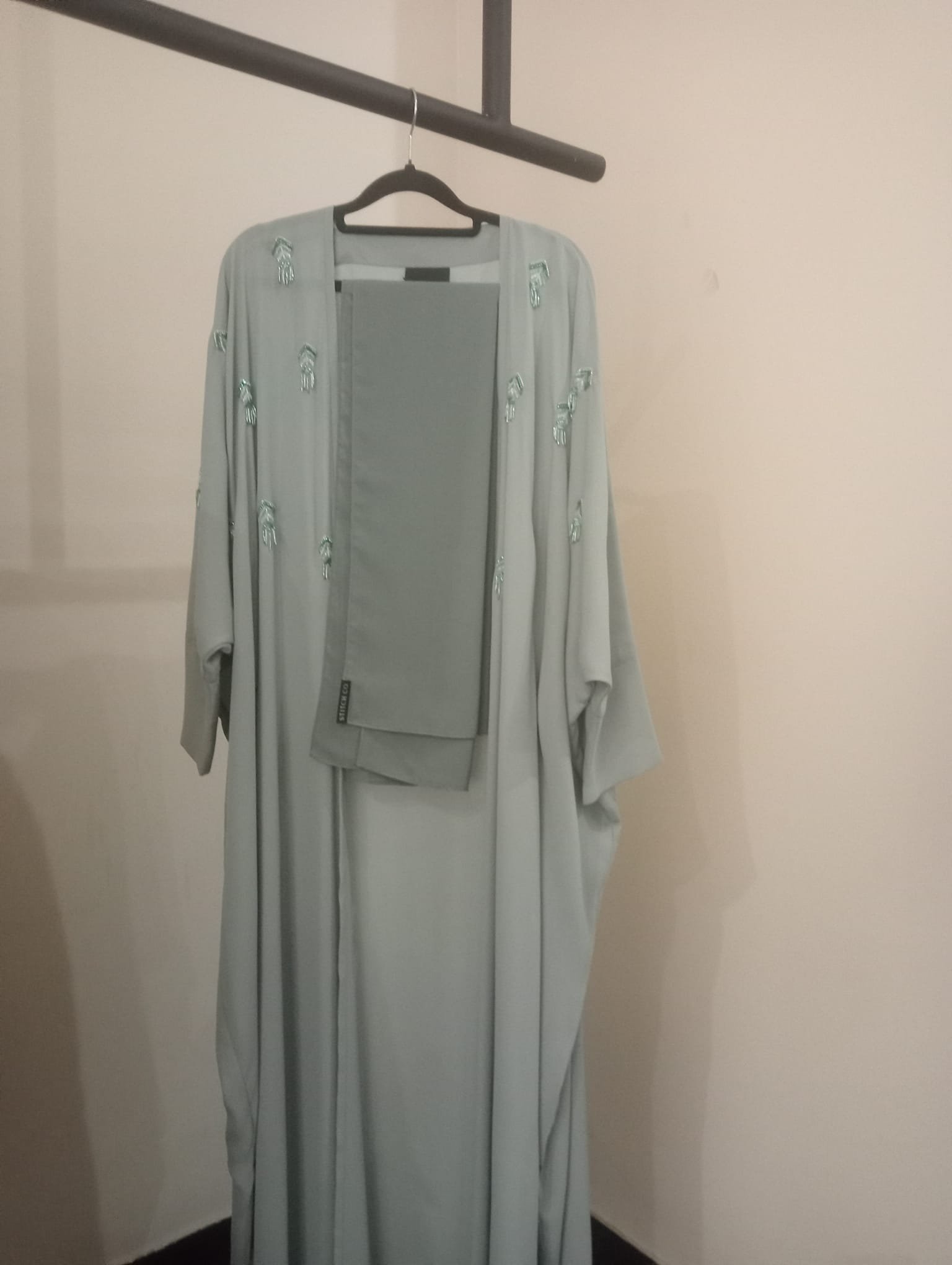  GREEN  TONE ABAYA 